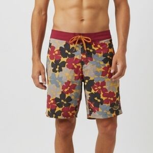 Patagonia Vintage Y2K Pataloha Hawaiian Tropical Floral Swim Trunks Shorts 34W